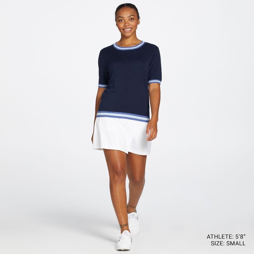 NWT Lady Hagen Women's Half Sleeve Crewneck Golf Shirt - Picture 4 of 4